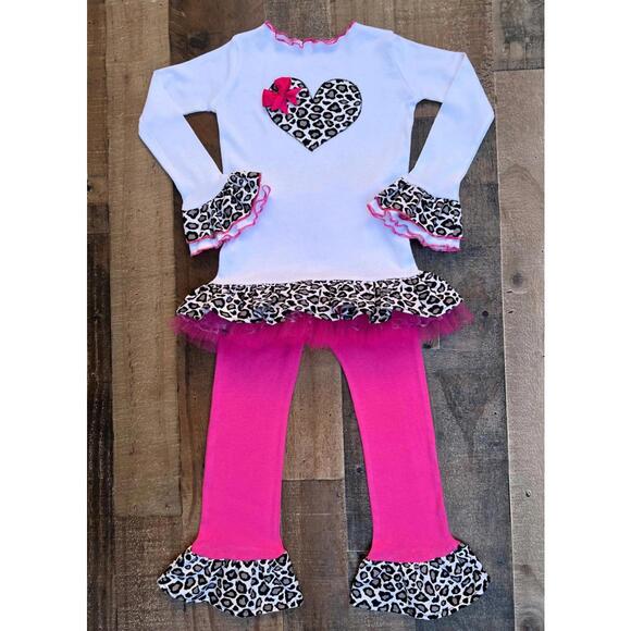 Lil' Bug Clothing Accessories - Valentines Day Leopard Print Outfit